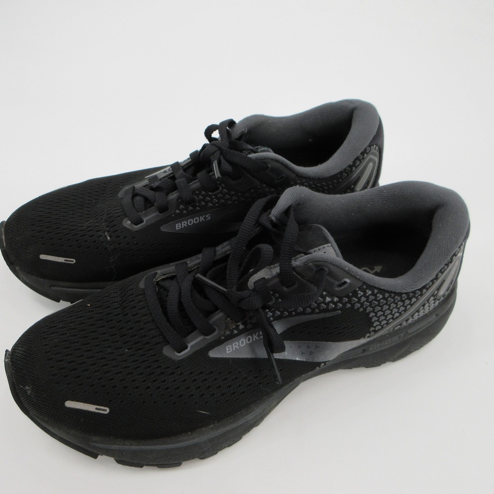 Brooks Ghost 14 Mens Sz 10 Running Shoes Black Ebony Comfort